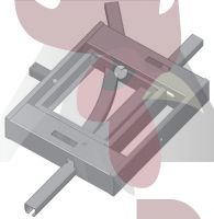 65x61x4mm Ray için 45 Derece Sola Dönüş İstasyonu - Pnömatik